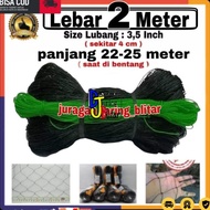 jaring ayam lebar 2 meter x panjang 25 meter / waring /jaring bola /