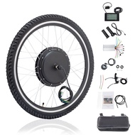 Ktaxon Electric Bike Conversion Kit, 48V 1000W Ebike Conversion Kit, 26" Front/Rear Wheel E-Bike Con