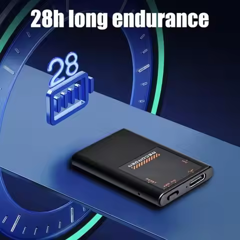 M5TD Professional Sound Recorder Sound Recorder with Noise Suppression 32kbps~192kbps for Recording 