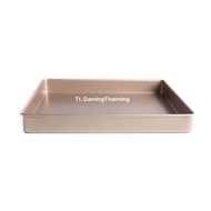 Baking Tray (Square Square) Height 3.3cm (Size 28.5x28.5x3.3cm.)