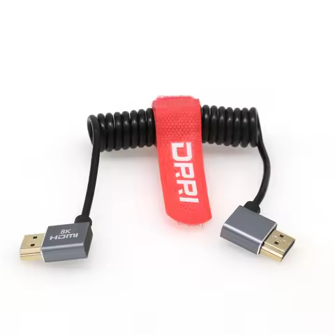 8K/60Hz 4K/120Hz 2.1 HDMI to HDMI Cable for Sony a7IV FX3 A7R-V Z-cam F6 Canon C100 C300 C500 to Por