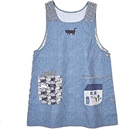 Kusuguru Japan 247021 Ms. Matilda Apron, Blue, M - L