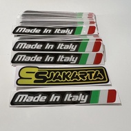 STICKER MADE IN ITALY CUTTING HELMET STICKER