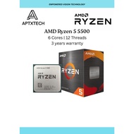 [ AMD RYZEN 5 5500 ] 4.2GHZ 16MB Cache Processor With AM4 Mobo Combo