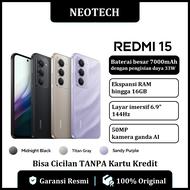 Xiaomi Redmi 15 (8GB + 128GB/256GB) Garansi Resmi - Baterai besar 7000mAh, Layar imersif 6.9" 144Hz,