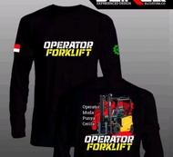 Kaos Lengan Panjang Operator Forklift | Operator Muda Punya Cerita