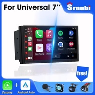 Srnubi  Android 12 Car Radio 7" Universal 2din Multimedia Player Carplay Stereo 4G GPS DVD For Lada 