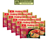 [SET 10 GÓI] – VIFON – Bánh đa Hoàng Gia 2 vị: Bánh Đa Cua Bánh Đa Cá (có gói cá/ cua) (120g/gói) - 