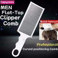 Barber Fade Comb, Professional Curved Positioning Comb, Hair Cutting Comb Flat Top Comb Clipper Comb