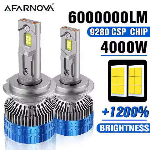 6000000LM 4000W H7 H4 LED CANbus K7C H1 H3 H8 H9 H11 H13 9005 9006 HB3 HB4 9007 Led Headlight Turbo 