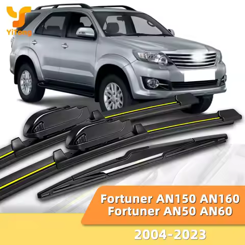 Yitong Suitable For Toyota Fortuner AN150 AN160/AN50 AN60 2004-2023 Front And Rear Windshield Wipers