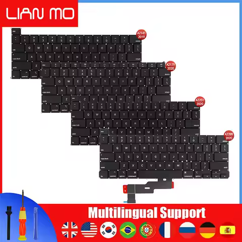 US Keyboard for MacBook Air Pro A2141 A2179 A2251 A2289 Notebook Keyboard