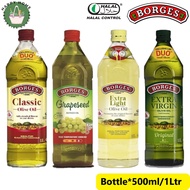 Borges Olive Oil Extra Virgin / Classic / Extra Light / Grapeseed Oil (Bottle*500ml/1ltr)