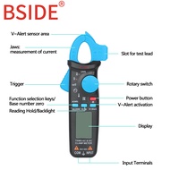 One Set BSIDE Aimer ACM91 Clamp Multimeter, High Precision Clamp Meter, True RMS Ammeter, Capacitanc