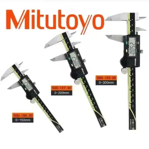 2026 Mitutoyo 500-196-30 Digital Caliper LCD Vernier 6-inch 150mm 200mm 300mm Stainless Steel Calipe