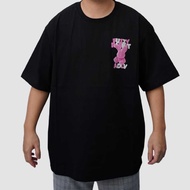 ADLV Fuzzy Font Rabbit Black Tee Authentic ADLV T-Shirt/