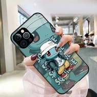Cartoon turtle glass iphone case iphone 6 7 8 plus x xr xs 11 12 13 14 pro max - k523