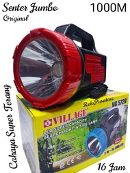 Senter Jumbo Ukuran Besar / Senter Cas super Terang / Senter Led Emergency