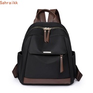 AXIOM Women Backpack, Large Capacity Lightweight Nylon Backpack, Vintage Korean Style Canvas Waterpr