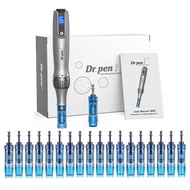 Oley Dr-Pen Electric M8S Dermapen Pen with 20 Pcs Replacements Facial Beauty Instrument & Cleansing 