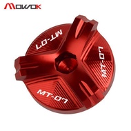 Available in 5 colors for YAMAHA MT 07 fz 07 mt07 fz07 with logo MT-07 integrated engine oil drain p