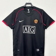 2025 9899 Season Manchester United Away Game Red Devils Home Retro Champions League Jersey Short-sle