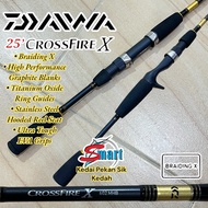 2025 DAIWA CROSSFIRE X SPINNING / BAITCASTING (BC) FISHING ROD