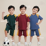 KATUN Boys Suit | Amigo One Set Combed Cotton T-Shirt + Shorts 1-8 Years
