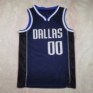Mavericks Edition00Announcement Edition Dark Blue Heat Pressed Jersey00#Basketball Jersey Max Christ