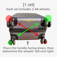 Slazenger Luggage Wheel Replacement Parts Repair Suitcase Carry-On Universal Glide Wheel Adapter for