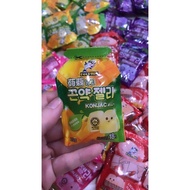 Captian Dolphin Konjac Jelly Mango Flavor /Peach /Lychee /Grape/Konjac Grape Jelly Retail 1 Sachet