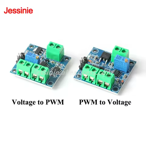 PWM to Voltage Module 0%-100% to 0-10V Adjustable Power Module Voltage to PWM Converter Module 0-5V