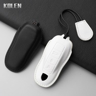 Dermis Leather Car Key Case Cover Shell For Porsche Cayenne 911 996 Macan Panamera Boxster 986 987 9