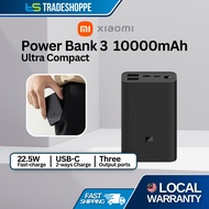 Xiaomi Mi 10000 mAh Power Bank 3 Ultra Compact (PB1022ZM) 22.5W PowerBank Fast charging 10000mAh