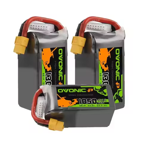 OVONIC PRO 4S 6S 1300mAh 1550mAh 1800mAh 2200mAh Lipo Battery 120C with XT60 Plug For RC FPV Airplan