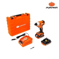 PUMPKIN พัมคิน INFINITY POWER 20V INF-65ICBL (50261) สว่านไขควงกระแทกไร้สาย ไร้แปรงถ่าน 1/4 นิ้ว 20V