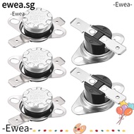 EWEA 5pcs Temperature Switch, Normally Closed Snap Disc Thermostat, Durable 120°C/248°F N.C Adjust KSD301 Temperature Controller