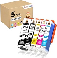 Refillable 280XL 281XL 280 XL 281 XL Ink Cartridges Compatible for PIXMA TR8620 TR8620a TS702 TS702a