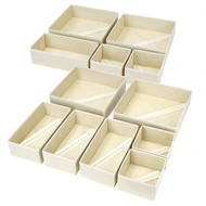 1/3/6/9/12 Packs Simple Style Foldable Cloth Storage Box Closet Dresser Drawer Divider Organizer Bas