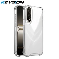 KEYSION Four-Corners Shockproof Transparent Case for OnePlus Nord 5 Soft TPU+PC Clear Phone Back Cov