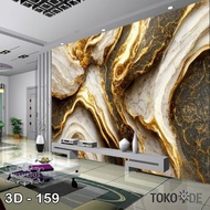 Best Seller Wallpaper Custom 3D Marble Wallpaper Dinding Marmer