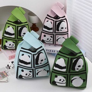 Chengdu Panda Knitted Tote Bag Small Handbag Slippery Mobile Phone Bag Souvenir Bag All-Match Handba