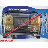 Amplifier Digital Fuse Holder With Meter Power Amp Fuse Box 1 TO 1  1 TO 2  Amp Fuse Holder