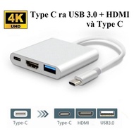 Type-C to USB 3.0 / HDMI / Type-C Cable. Type-C to USB 3.0, HDMI, Type-C cable