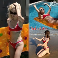 Fast Delivery From Thailand SEA MAID Two-Piece Swimsuit Korean Style Vintage Sexy New Wear To The Be