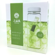 Osulloc Cold Brew Green Tea 2g × 60 sticks + Special Gift Ice bottle 500ml | Fresh Jeju Green Tea Sticks Brewed Easily in Cold Water