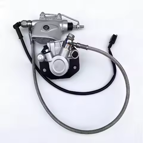 Motorcycle Parts Rear Brake Pump Caliper Assembly For FB Mondial Hipster HPS 125 300 HPS125 HPS300 A
