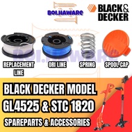 GL4525&STC1820 BLACK AND DECKER GRASS TRIMMER SPARE PART, ACCESSORIES,STRING REFILL NYLON LINE,COVER