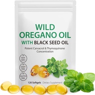Basil Oil Containing Seed Oil, 6,000mg Organic Basil Oil Capsules, Basil Capsules, Antioxidants, Non