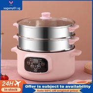 [in stock] electric steamer multi-functional household multi-layer steamer three-layer large capacity electric steamer steaming package electric steamer